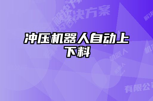 沖壓機器人自動(dòng)上下料