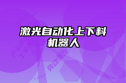 激光自動(dòng)化上下料機器人