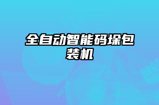 全自動(dòng)智能碼垛包裝機