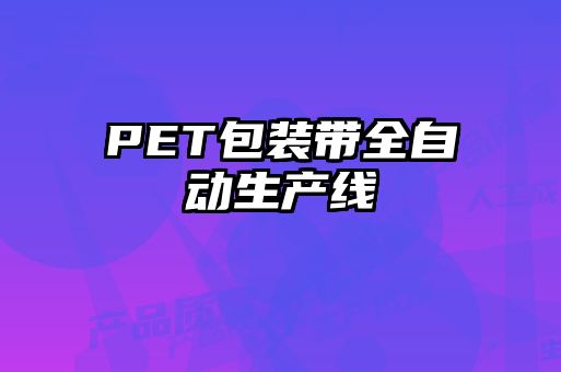 PET包裝帶全自動(dòng)生產(chǎn)線(xiàn)