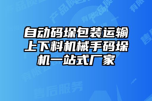 自動(dòng)碼垛包裝運輸上下料機械手碼垛機一站式廠(chǎng)家