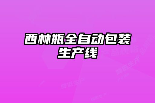 西林瓶全自動(dòng)包裝生產(chǎn)線(xiàn)