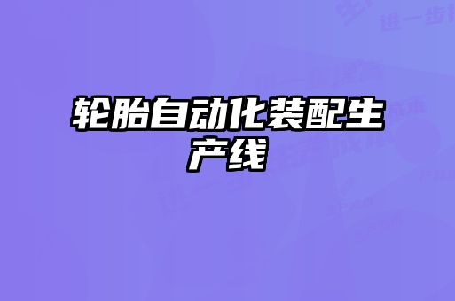輪胎自動(dòng)化裝配生產(chǎn)線(xiàn)