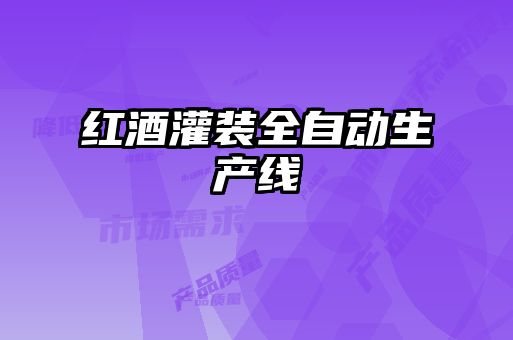 紅酒灌裝全自動(dòng)生產(chǎn)線(xiàn)