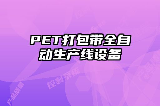 PET打包帶全自動(dòng)生產(chǎn)線(xiàn)設備