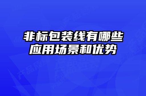 非標包裝線(xiàn)有哪些應用場(chǎng)景和優(yōu)勢