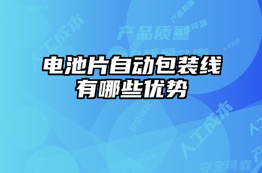 電池片自動(dòng)包裝線(xiàn)有哪些優(yōu)勢