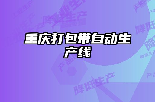 重慶打包帶自動(dòng)生產(chǎn)線(xiàn)
