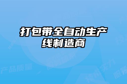 打包帶全自動(dòng)生產(chǎn)線(xiàn)制造商