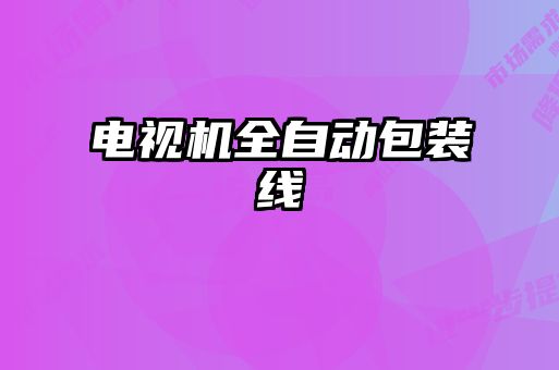 電視機全自動(dòng)包裝線(xiàn)