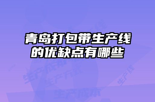 青島打包帶生產(chǎn)線(xiàn)的優(yōu)缺點(diǎn)有哪些