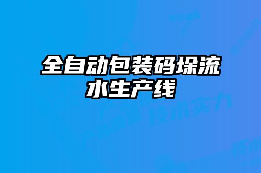 全自動(dòng)包裝碼垛流水生產(chǎn)線(xiàn)