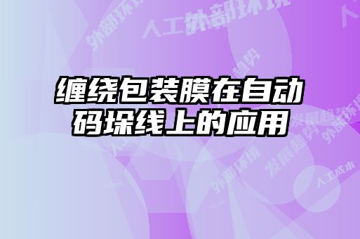 纏繞包裝膜在自動(dòng)碼垛線(xiàn)上的應用